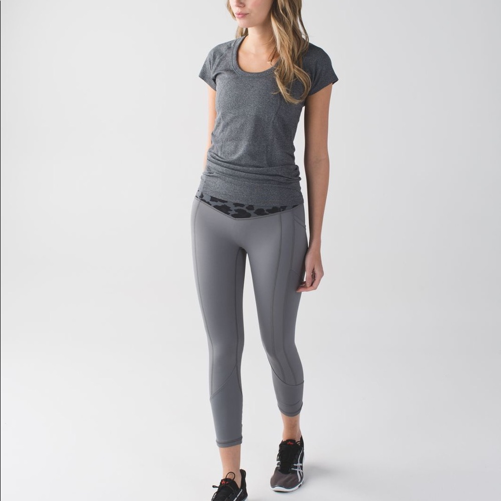 Lululemon Crop Pants w pockets slate grey 6 All The Right Places